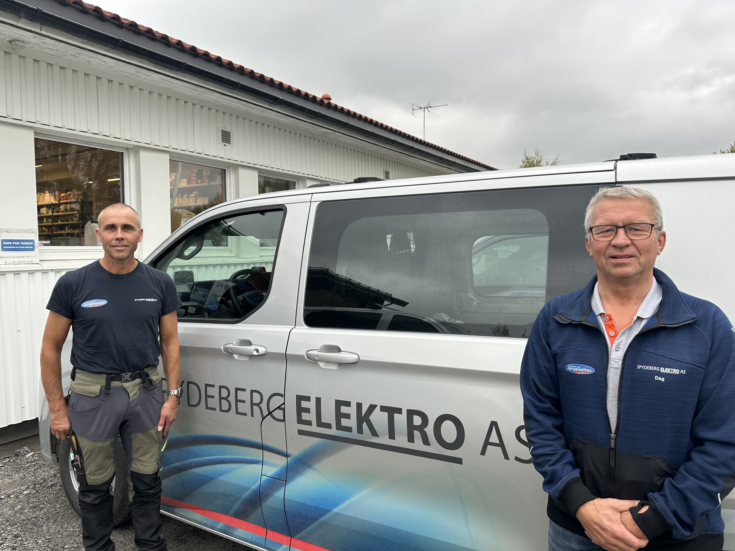 Vegard Berli og Dag Solberg i Spydeberg Elektro